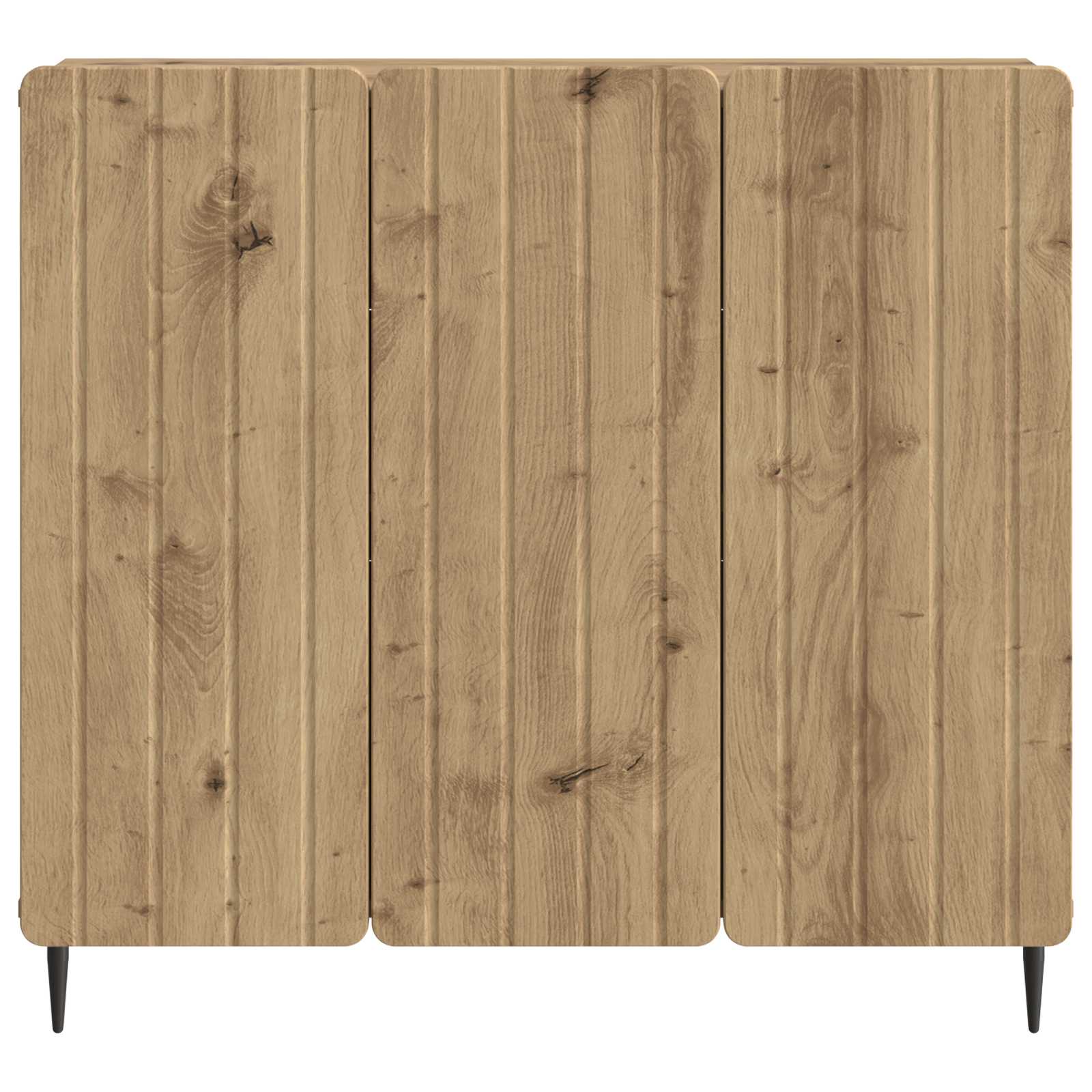 Dressoir Artisanaal eiken 89 x 34,5 x 82 cm Bewerkt hout