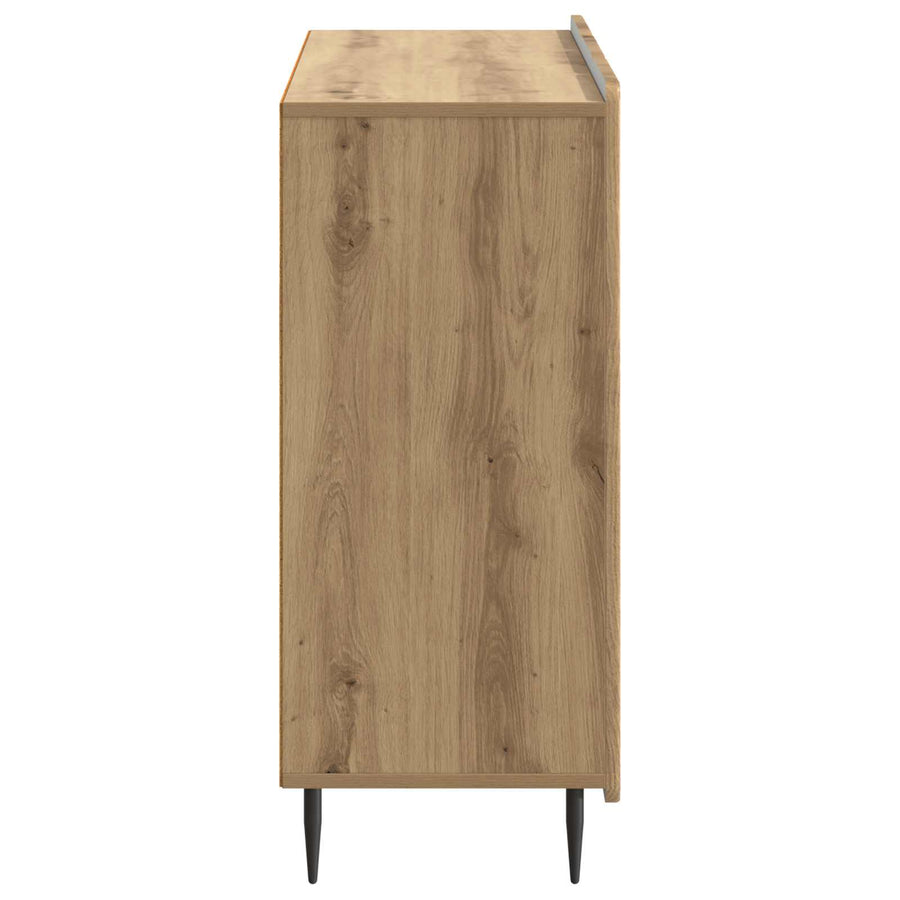 Dressoir Artisanaal eiken 89 x 34,5 x 82 cm Bewerkt hout