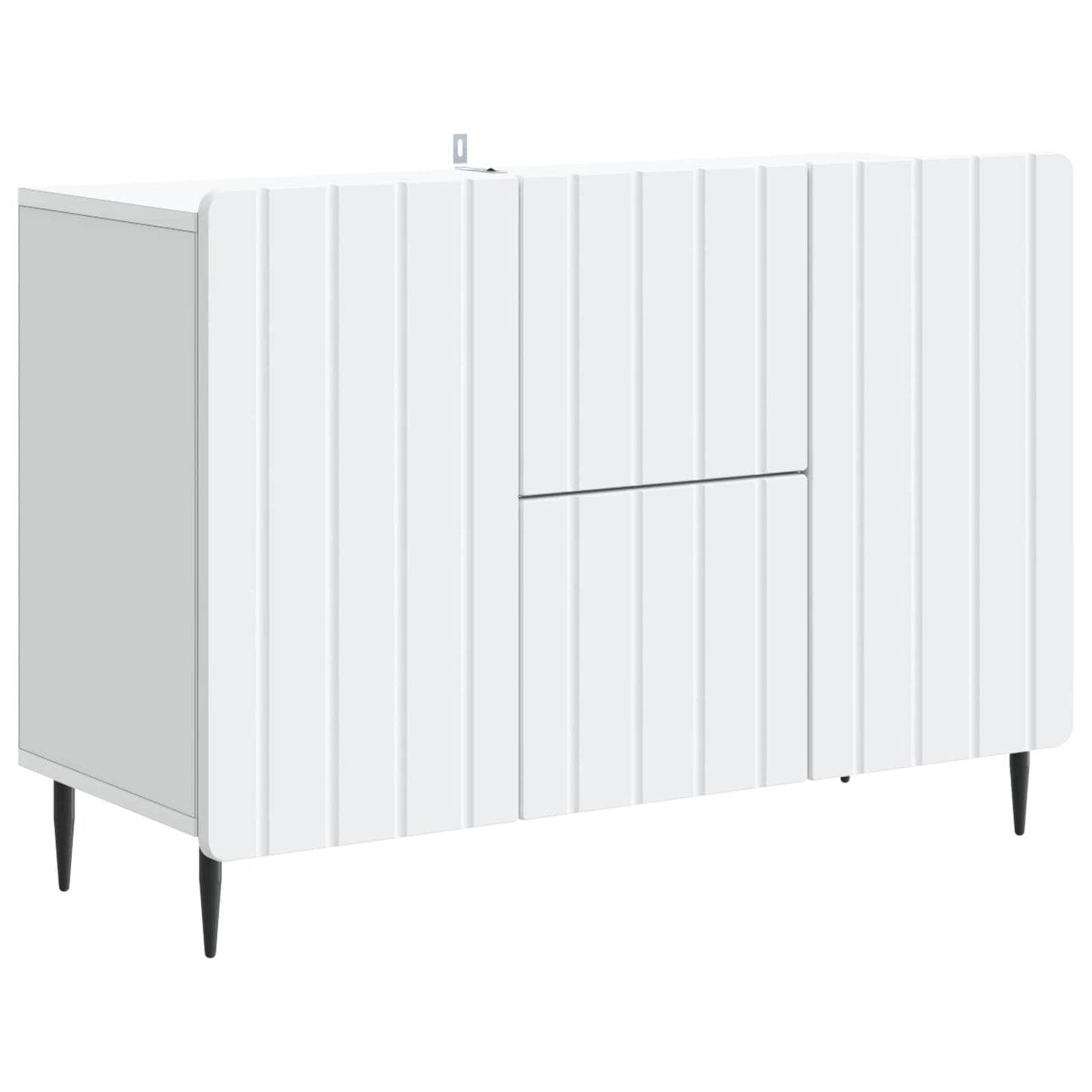Dressoir met lade Wit 89 x 34,5 x 62 cm Bewerkt hout