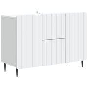 Dressoir wit 89x34,5x62 cm bewerkt hout