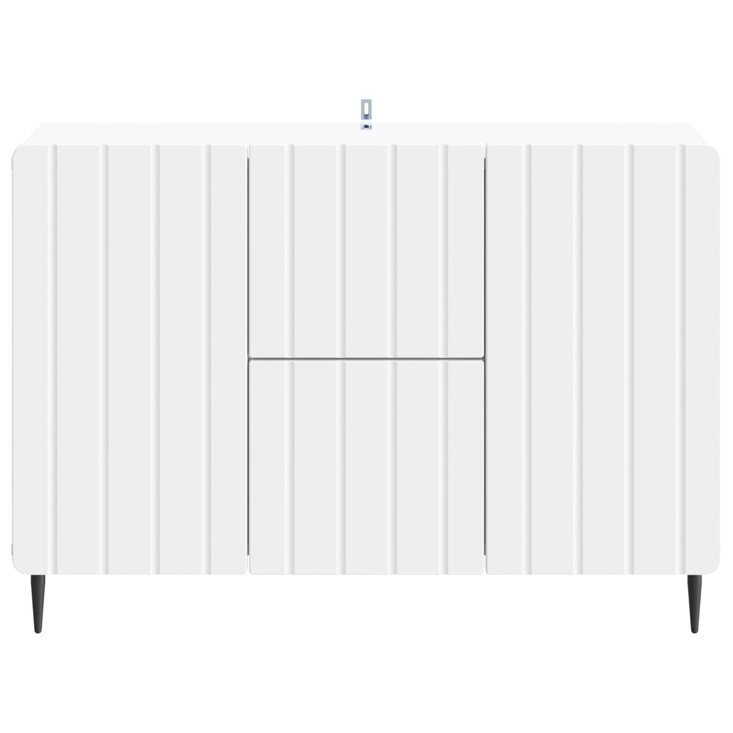 Dressoir met lade Wit 89 x 34,5 x 62 cm Bewerkt hout