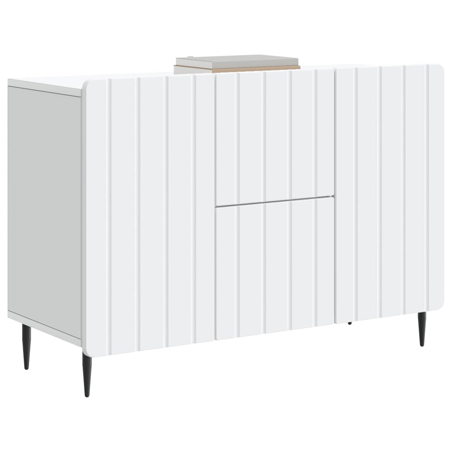 Dressoir met lade Wit 89 x 34,5 x 62 cm Bewerkt hout