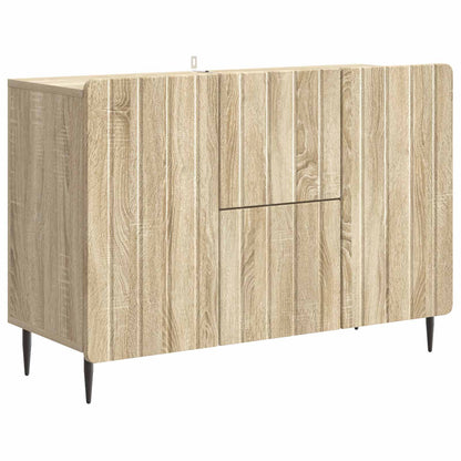 Dressoir met lade Sonoma Eiken 89 x 34,5 x 62 cm Bewerkt hout