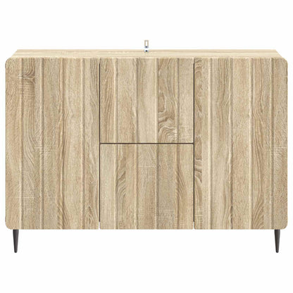 Dressoir met lade Sonoma Eiken 89 x 34,5 x 62 cm Bewerkt hout