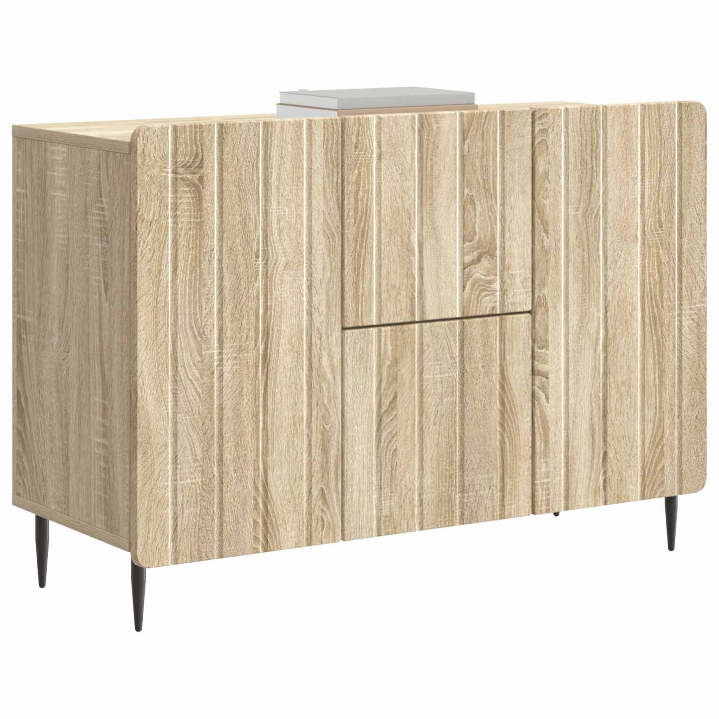 Dressoir met lade Sonoma Eiken 89 x 34,5 x 62 cm Bewerkt hout