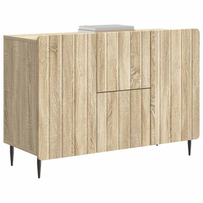 Dressoir met lade Sonoma Eiken 89 x 34,5 x 62 cm Bewerkt hout