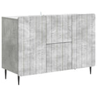 Sideboard with drawer Concrete grey 89 x 34.5 x 62 cm Engineered wood