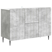 Dressoir betongrijs 89x34,5x62 cm bewerkt hout