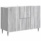 Sideboard with drawer Grey Sonoma 89 x 34.5 x 62 cm Engineered wood