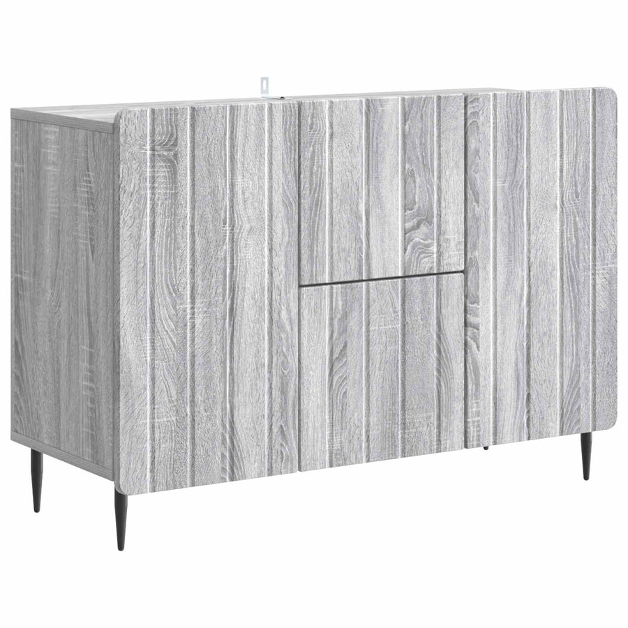 Dressoir met lade Grijs sonoma 89 x 34,5 x 62 cm Bewerkt hout