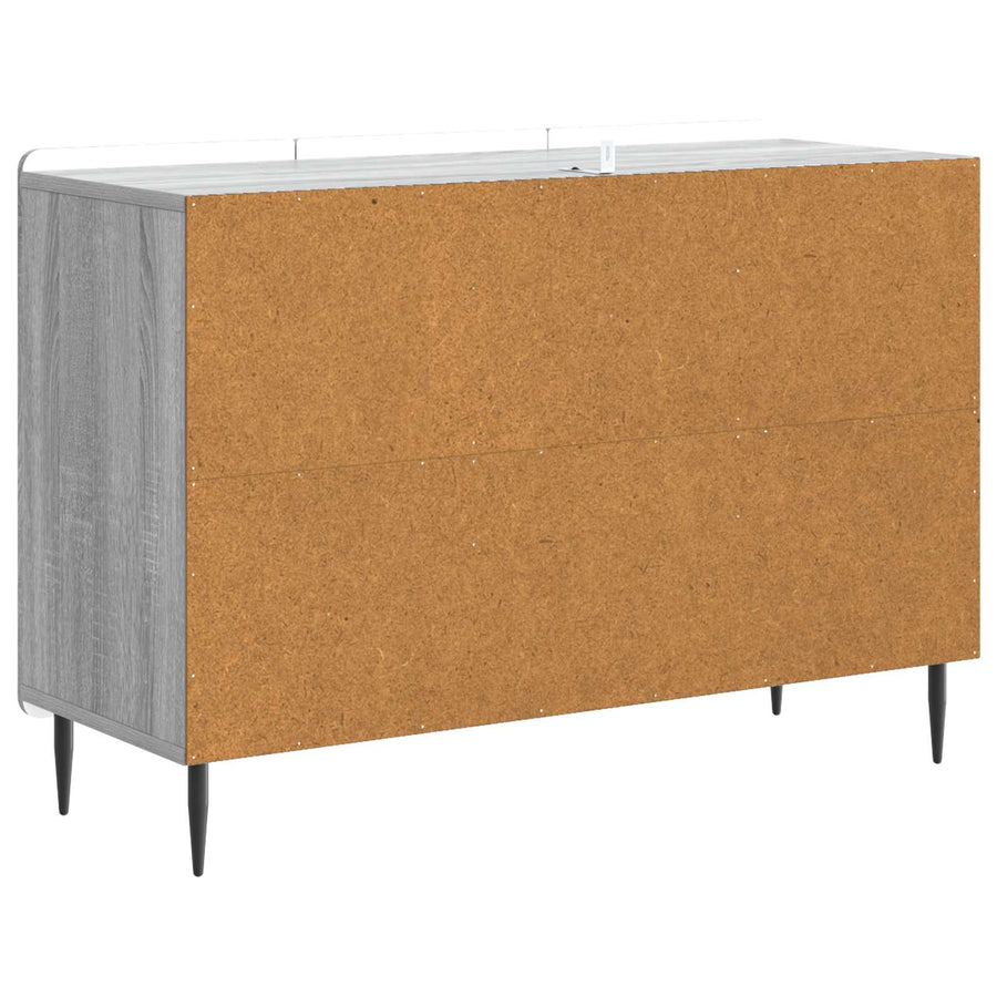 Dressoir met lade Grijs sonoma 89 x 34,5 x 62 cm Bewerkt hout