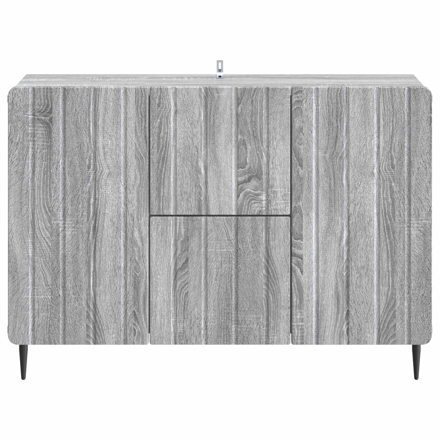 Dressoir met lade Grijs sonoma 89 x 34,5 x 62 cm Bewerkt hout
