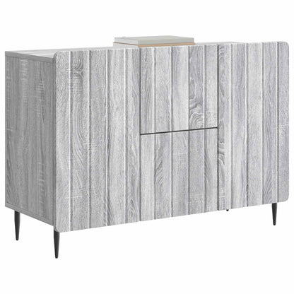 Dressoir met lade Grijs sonoma 89 x 34,5 x 62 cm Bewerkt hout