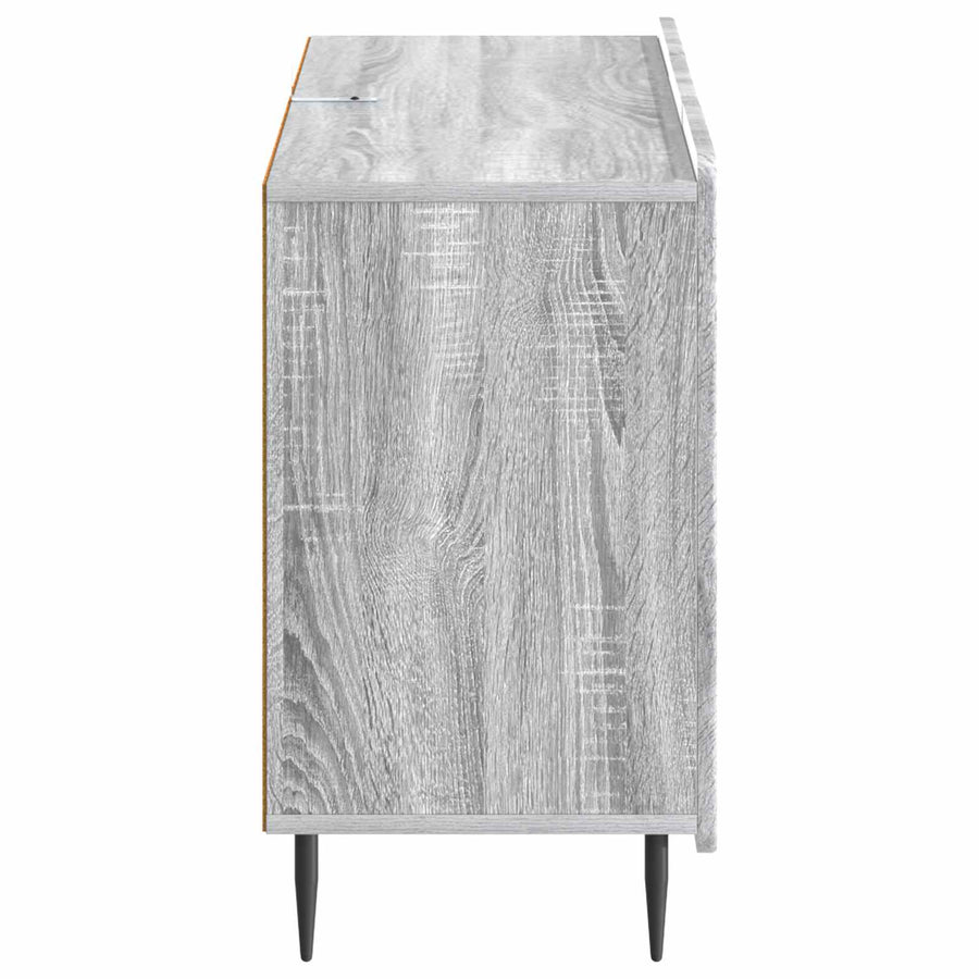 Dressoir met lade Grijs sonoma 89 x 34,5 x 62 cm Bewerkt hout