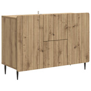 Dressoir bewerkt hout 89x34,5x62 cm Artisanaal eiken