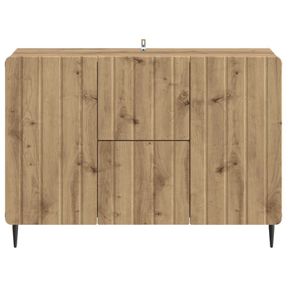 Dressoir Artisanaal eiken 89 x 34,5 x 62 cm Bewerkt hout