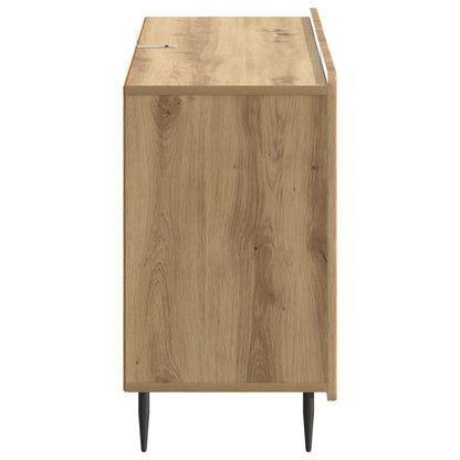 Dressoir Artisanaal eiken 89 x 34,5 x 62 cm Bewerkt hout