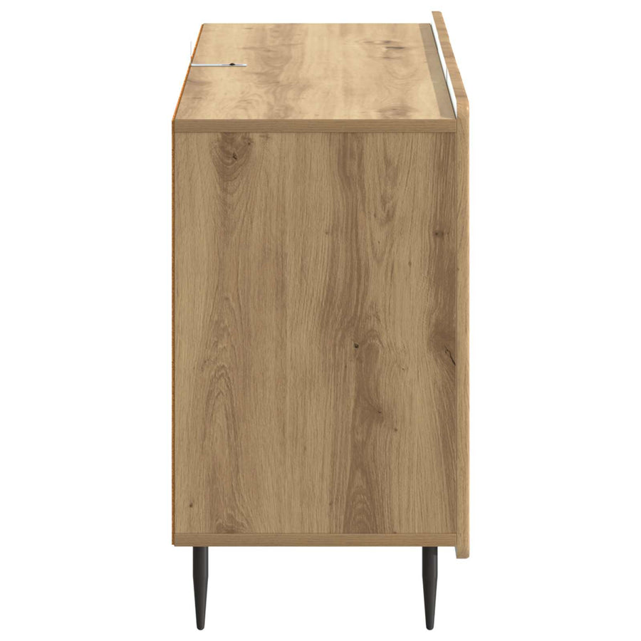 Dressoir Artisanaal eiken 89 x 34,5 x 62 cm Bewerkt hout