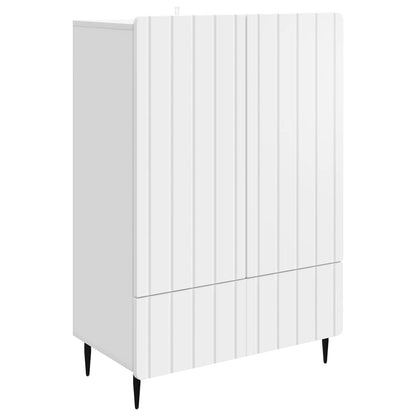 Dressoir met lade Wit 66 x 34,5 x 97 cm Bewerkt hout