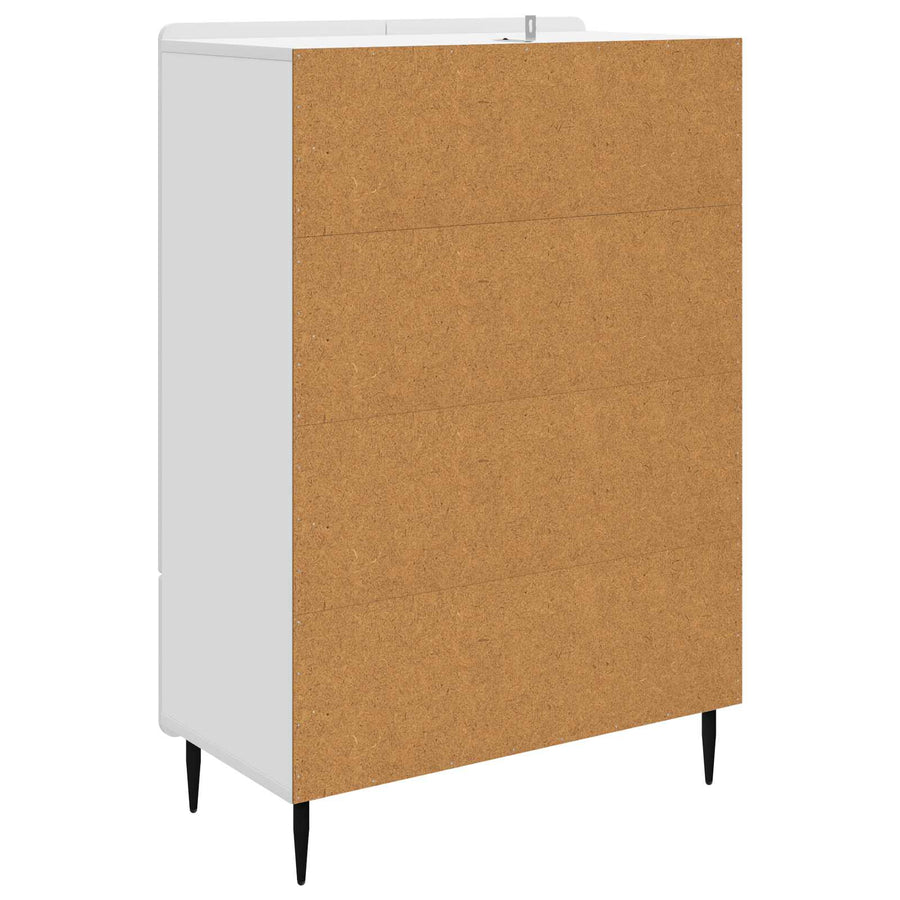 Dressoir met lade Wit 66 x 34,5 x 97 cm Bewerkt hout