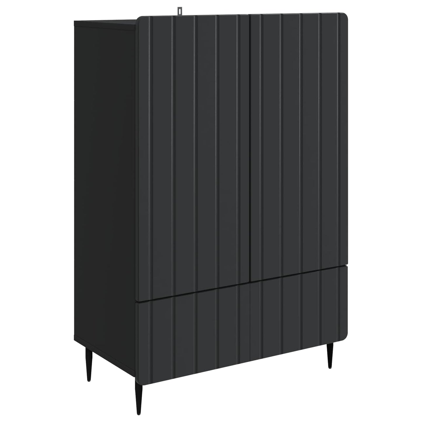 Dressoir met lade Zwart 66 x 34,5 x 97 cm Bewerkt hout