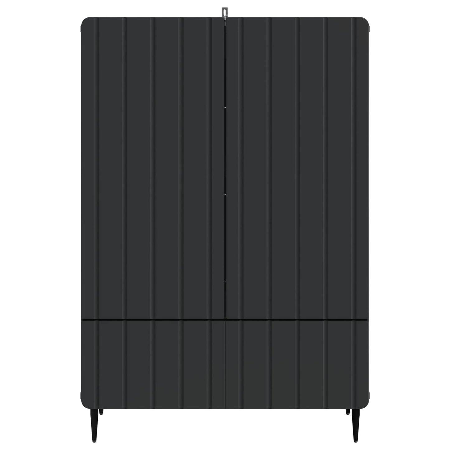 Dressoir met lade Zwart 66 x 34,5 x 97 cm Bewerkt hout