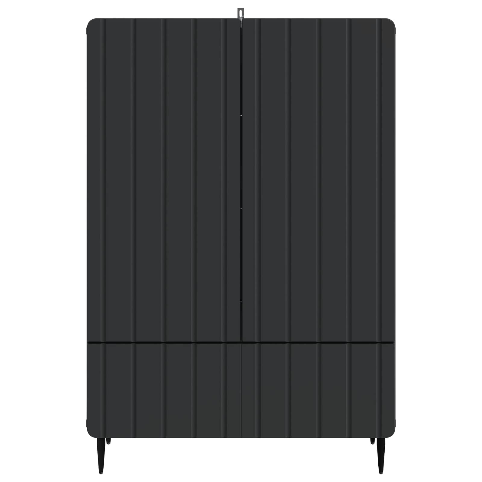 Dressoir met lade Zwart 66 x 34,5 x 97 cm Bewerkt hout