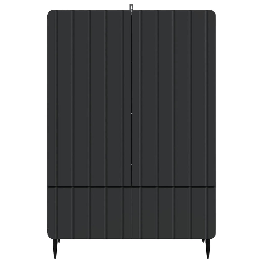 Dressoir met lade Zwart 66 x 34,5 x 97 cm Bewerkt hout