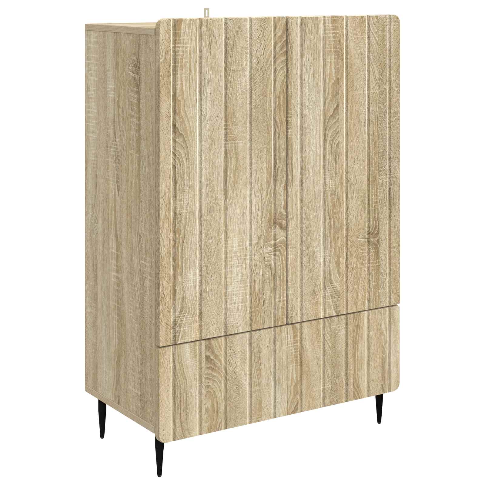 Dressoir met lade Sonoma Eiken 66 x 34,5 x 97 cm Bewerkt hout