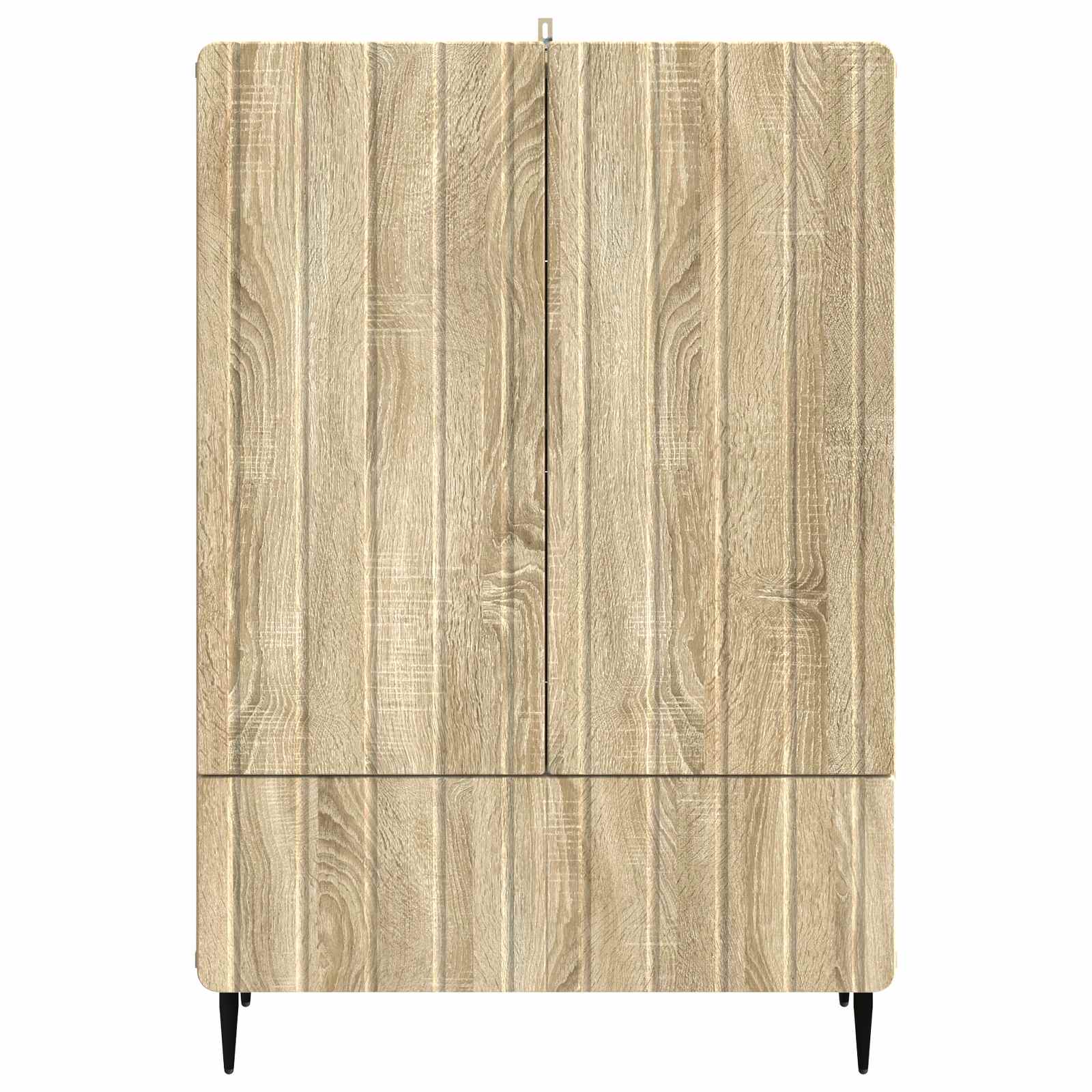 Dressoir met lade Sonoma Eiken 66 x 34,5 x 97 cm Bewerkt hout