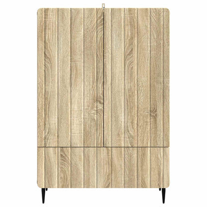 Dressoir met lade Sonoma Eiken 66 x 34,5 x 97 cm Bewerkt hout
