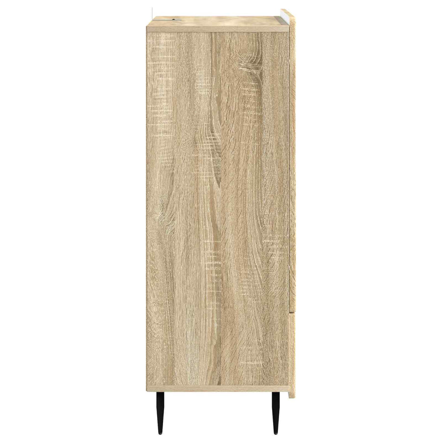 Dressoir met lade Sonoma Eiken 66 x 34,5 x 97 cm Bewerkt hout