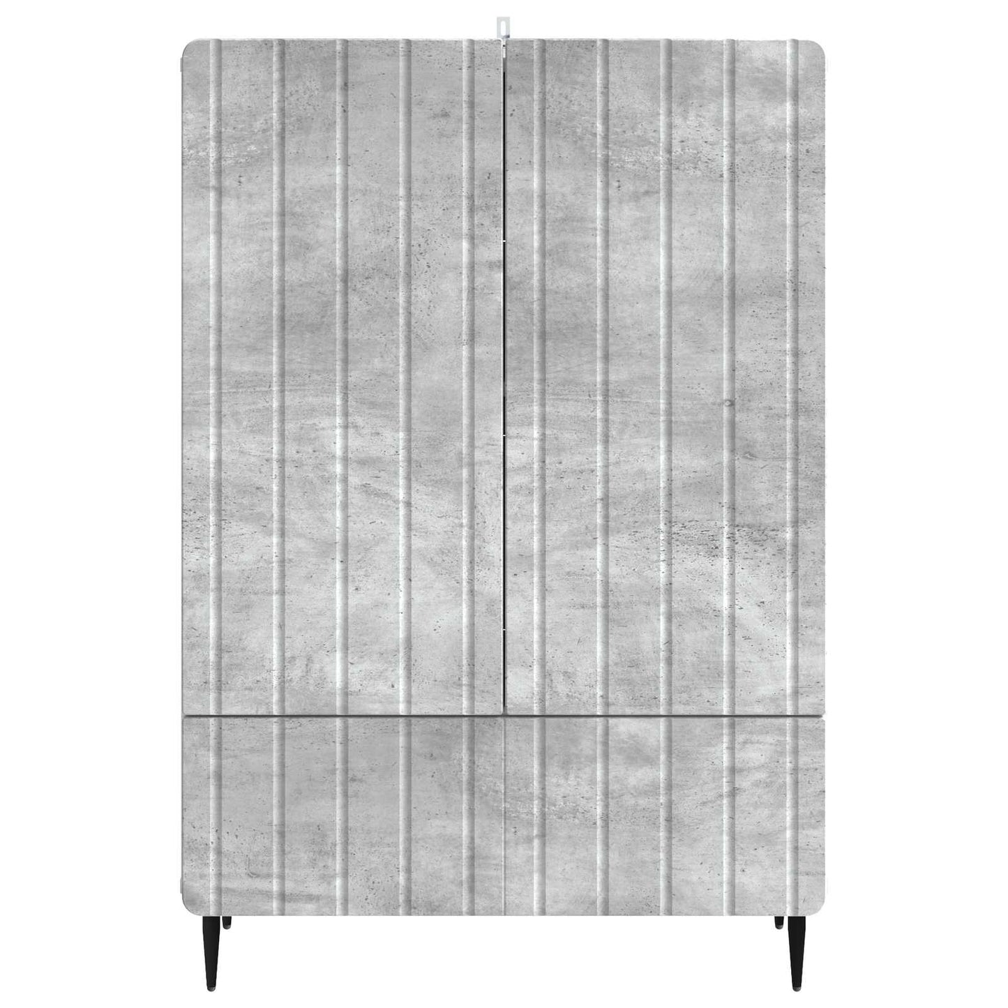 Dressoir met lade Betongrijs 66 x 34,5 x 97 cm Bewerkt hout