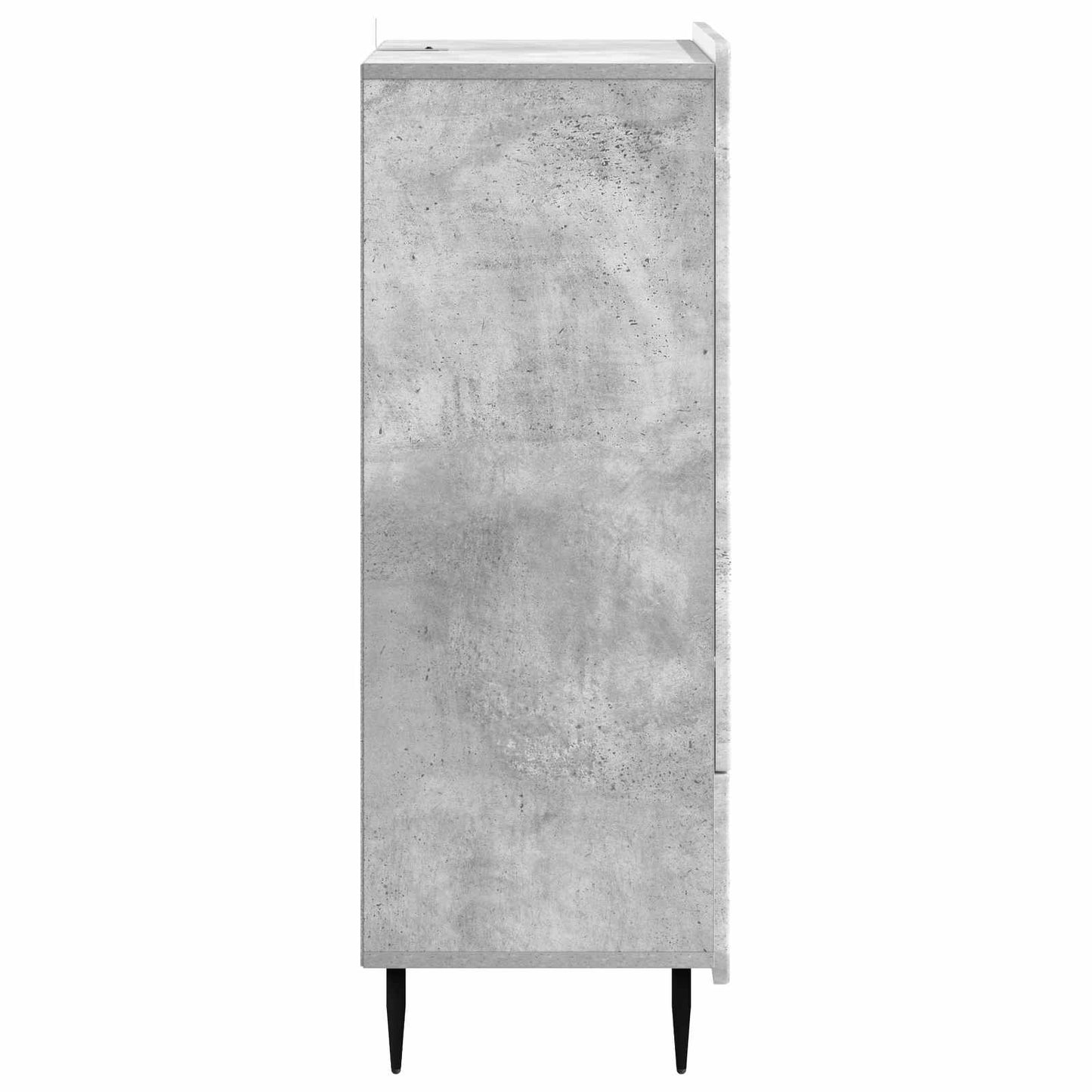 Dressoir met lade Betongrijs 66 x 34,5 x 97 cm Bewerkt hout