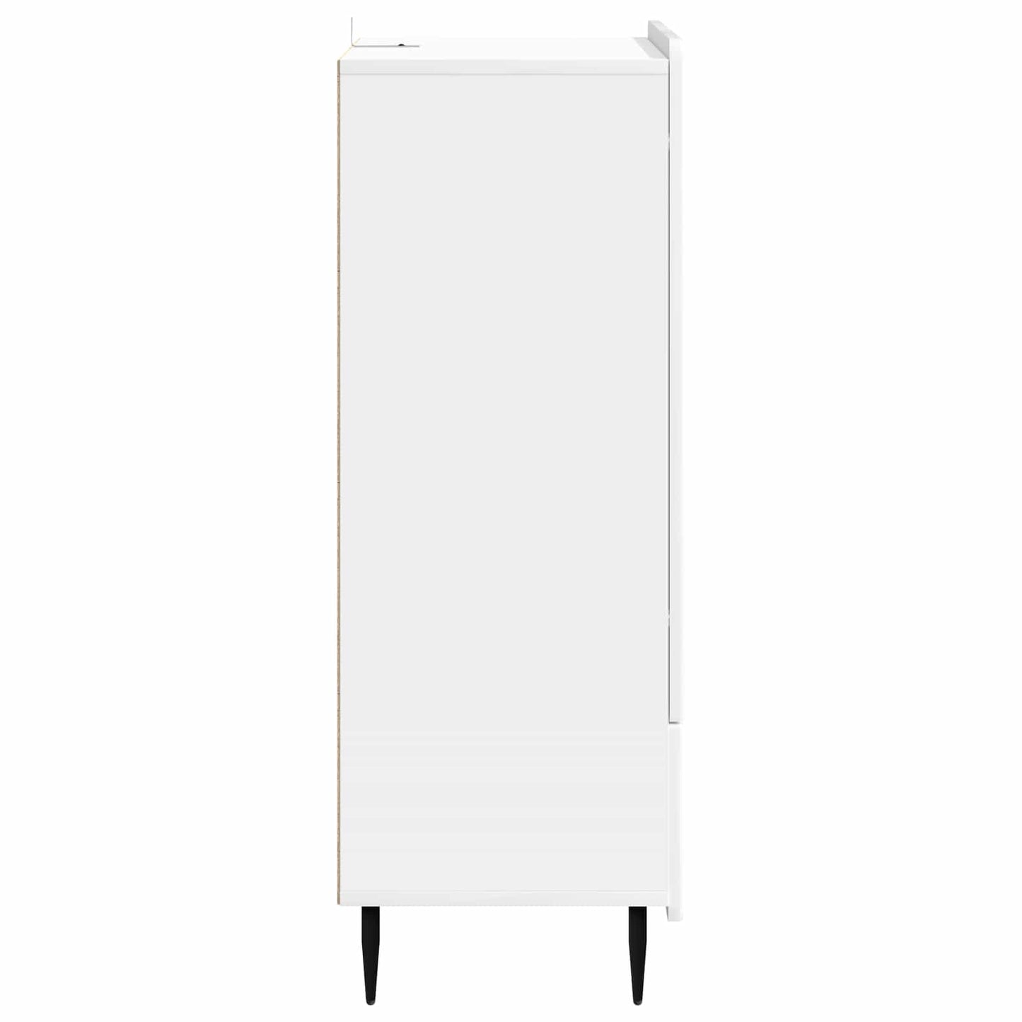 Dressoir met lade Hoogglans Wit 66 x 34,5 x 97 cm Bewerkt hout