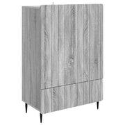 Dressoir grijs sonoma 66x34,5x97 cm bewerkt hout