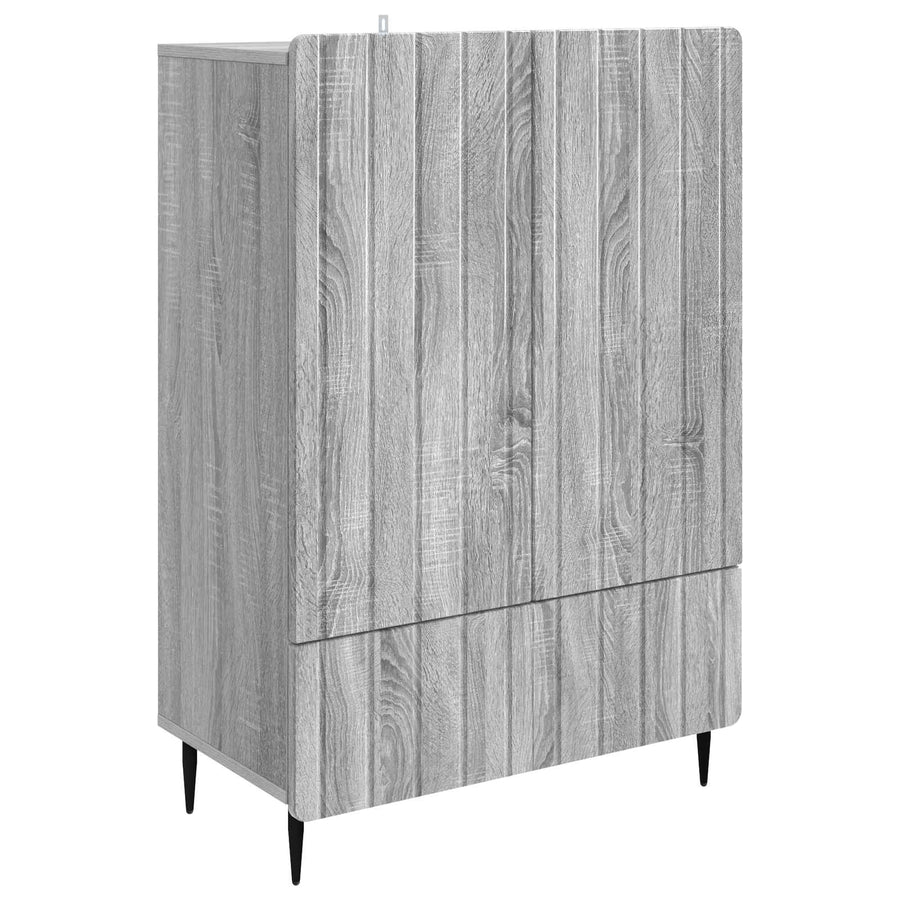 Dressoir met lade Grijs sonoma 66 x 34,5 x 97 cm Bewerkt hout
