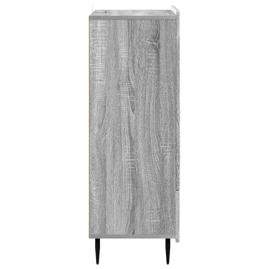 Dressoir met lade Grijs sonoma 66 x 34,5 x 97 cm Bewerkt hout
