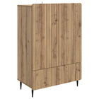 Sideboard Artisanal oak 66 x 34.5 x 97 cm Treated wood