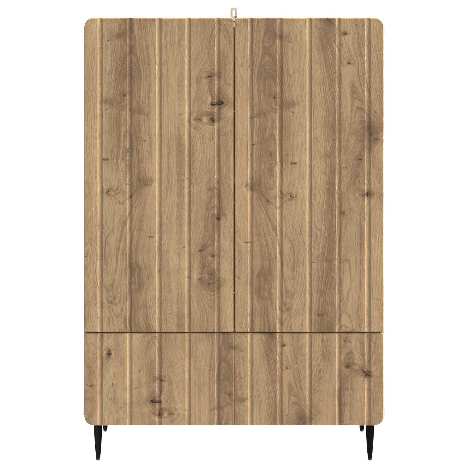Dressoir Artisanaal eiken 66 x 34,5 x 97 cm Bewerkt hout