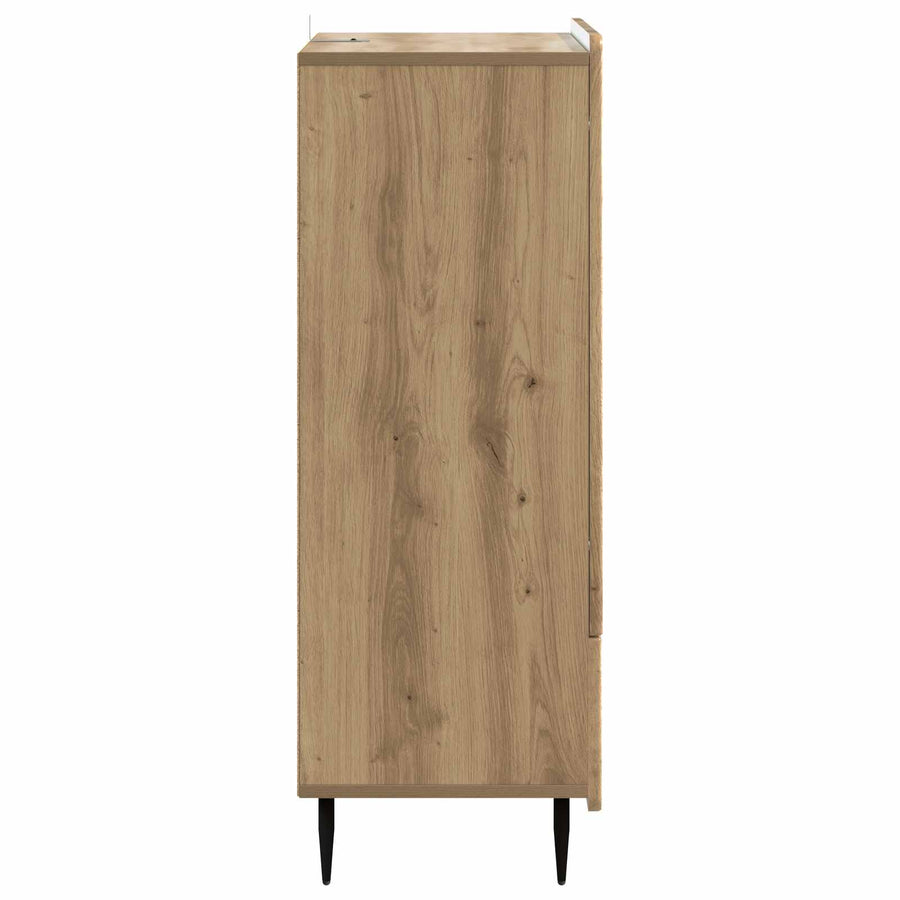 Dressoir Artisanaal eiken 66 x 34,5 x 97 cm Bewerkt hout