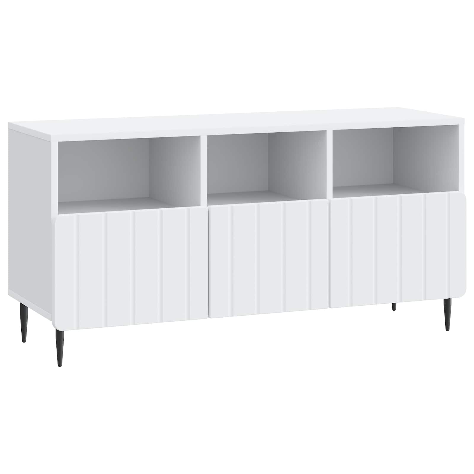 TV-kast met lade Wit 102 x 34,5 x 50 cm Bewerkt hout