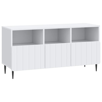 TV-kast met lade Wit 102 x 34,5 x 50 cm Bewerkt hout