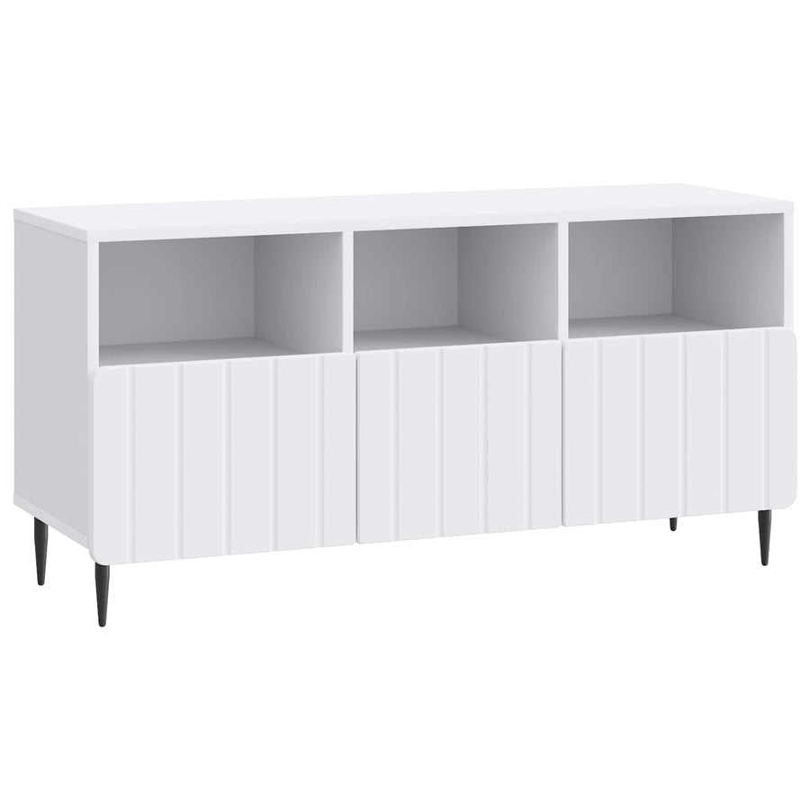 TV-kast met lade Wit 102 x 34,5 x 50 cm Bewerkt hout