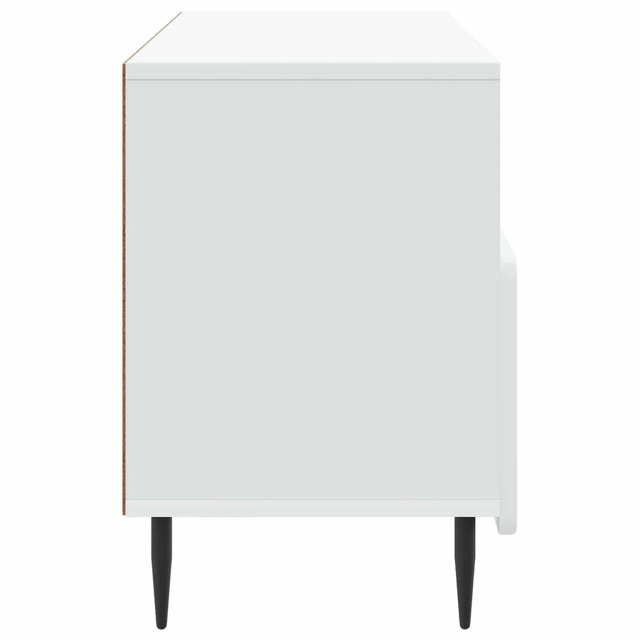 TV-kast met lade Wit 102 x 34,5 x 50 cm Bewerkt hout