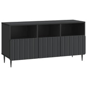 TV-kast 102x34,5x50 cm zwart bewerkt hout