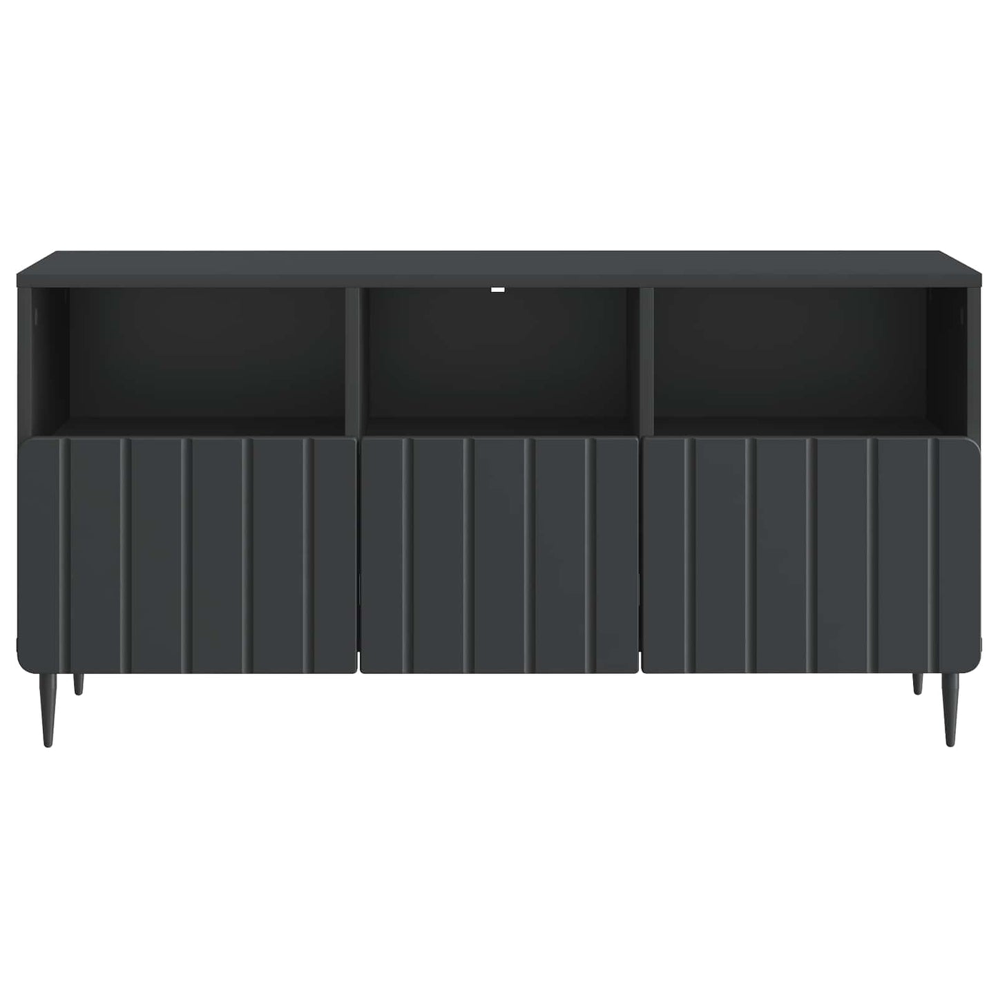 TV-kast met lade Zwart 102 x 34,5 x 50 cm Bewerkt hout