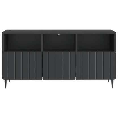 TV-kast met lade Zwart 102 x 34,5 x 50 cm Bewerkt hout