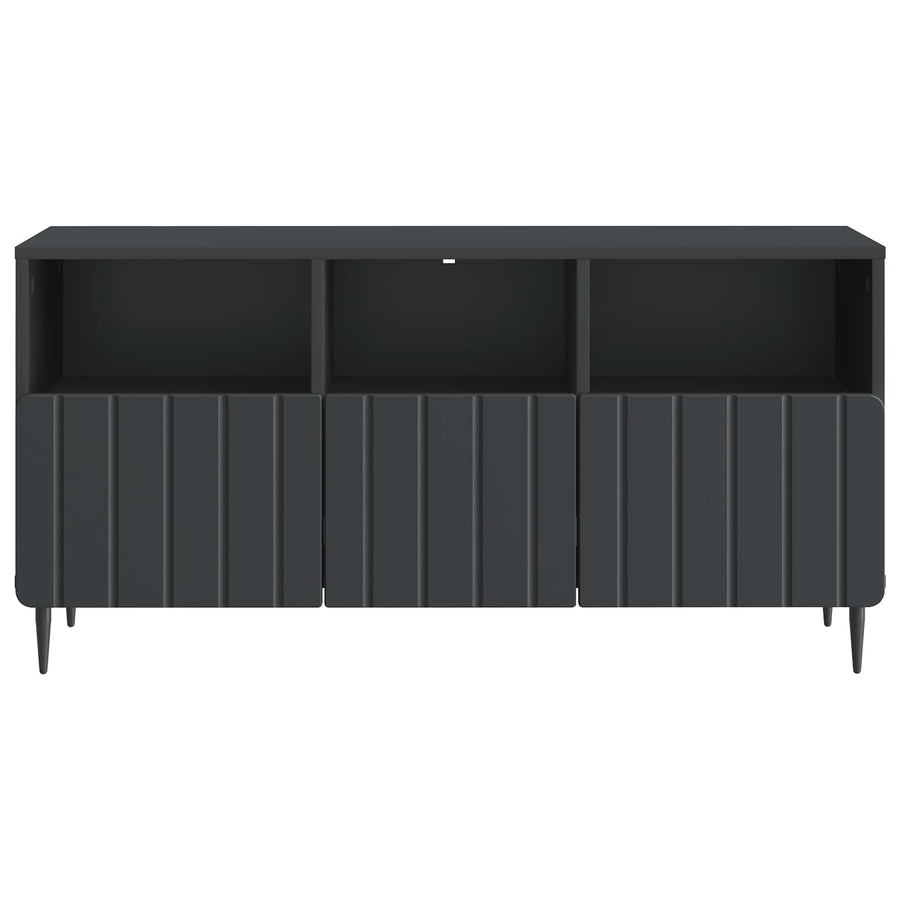 TV-kast met lade Zwart 102 x 34,5 x 50 cm Bewerkt hout