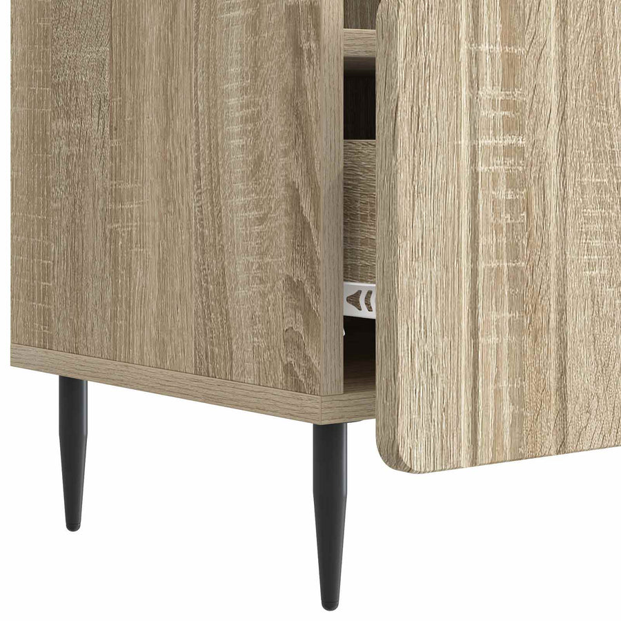 TV-kast met lade Sonoma Eiken 102 x 34,5 x 50 cm Bewerkt hout